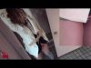 【スカトロ動画】公衆トイレに入ってきた口が悪い女を拘束しおしっこ漏れるまでただ待つ個人映像！