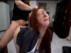 【社内レイプ動画】鬼畜上司にオフィス内で陵辱受けるＯＬ！髪の毛を鷲掴みにして膣穴めった刺し…